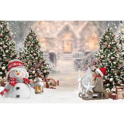 Christmas Festive Cheer Photo Backdrop