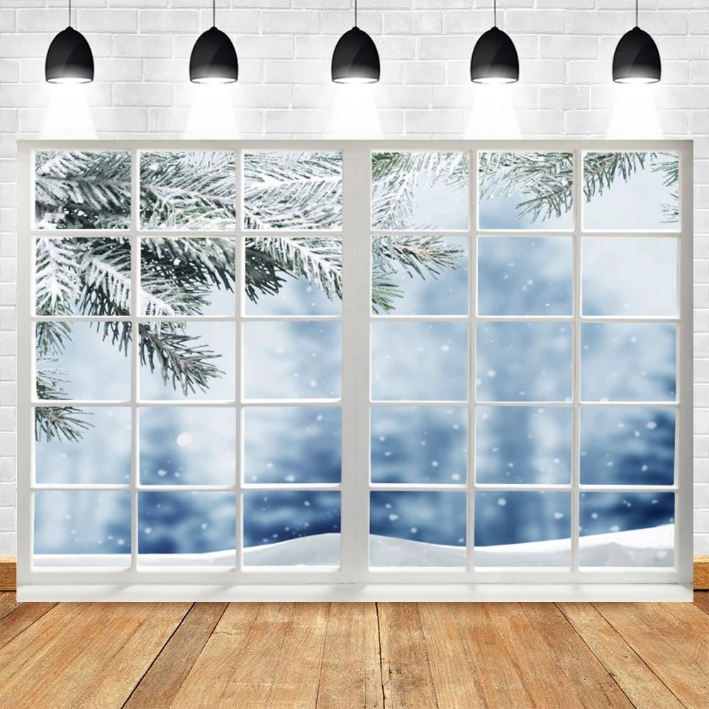 Christmas Winter Wonderland Photo Backdrop