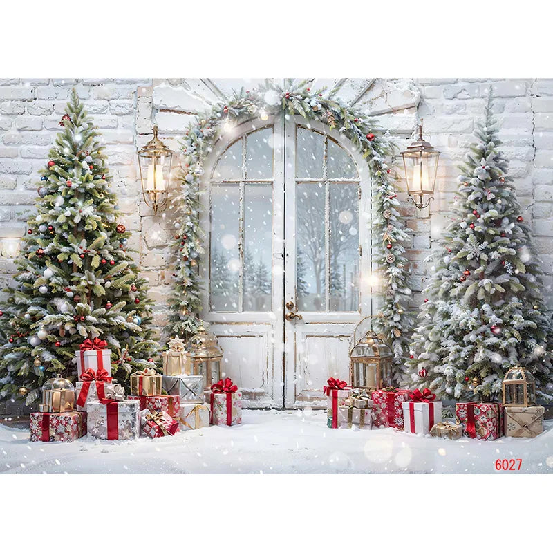 Christmas Festive Holiday Photo Backdrop