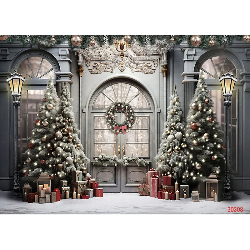 Christmas Festive Wonderland Photo Backdrop