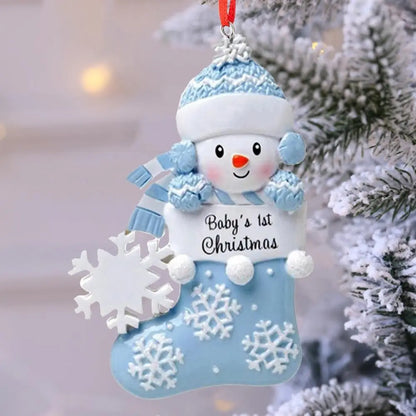 Christmas Snow Baby Ornament 2023 6cm