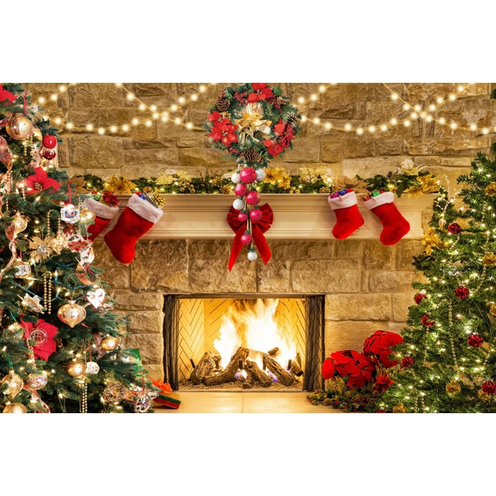 Christmas Holiday Magic Photo Backdrop