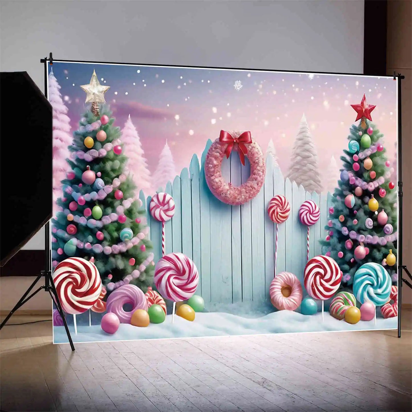 Christmas Candyland Photo Backdrop [Indoor Events]