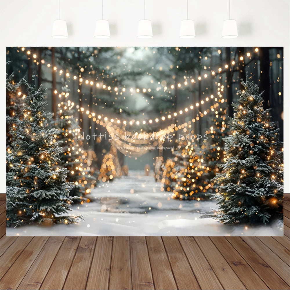 Christmas Winter Wonderland Photo Backdrop