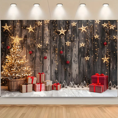 Christmas Festive Winter Wonderland Backdrop