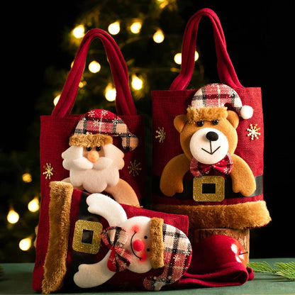 Candy Christmas Handbag [Santa/Snowman/Elk]