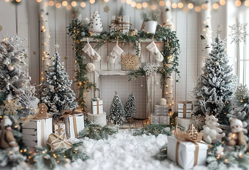 Christmas Winter Wonderland Photography Backdrop