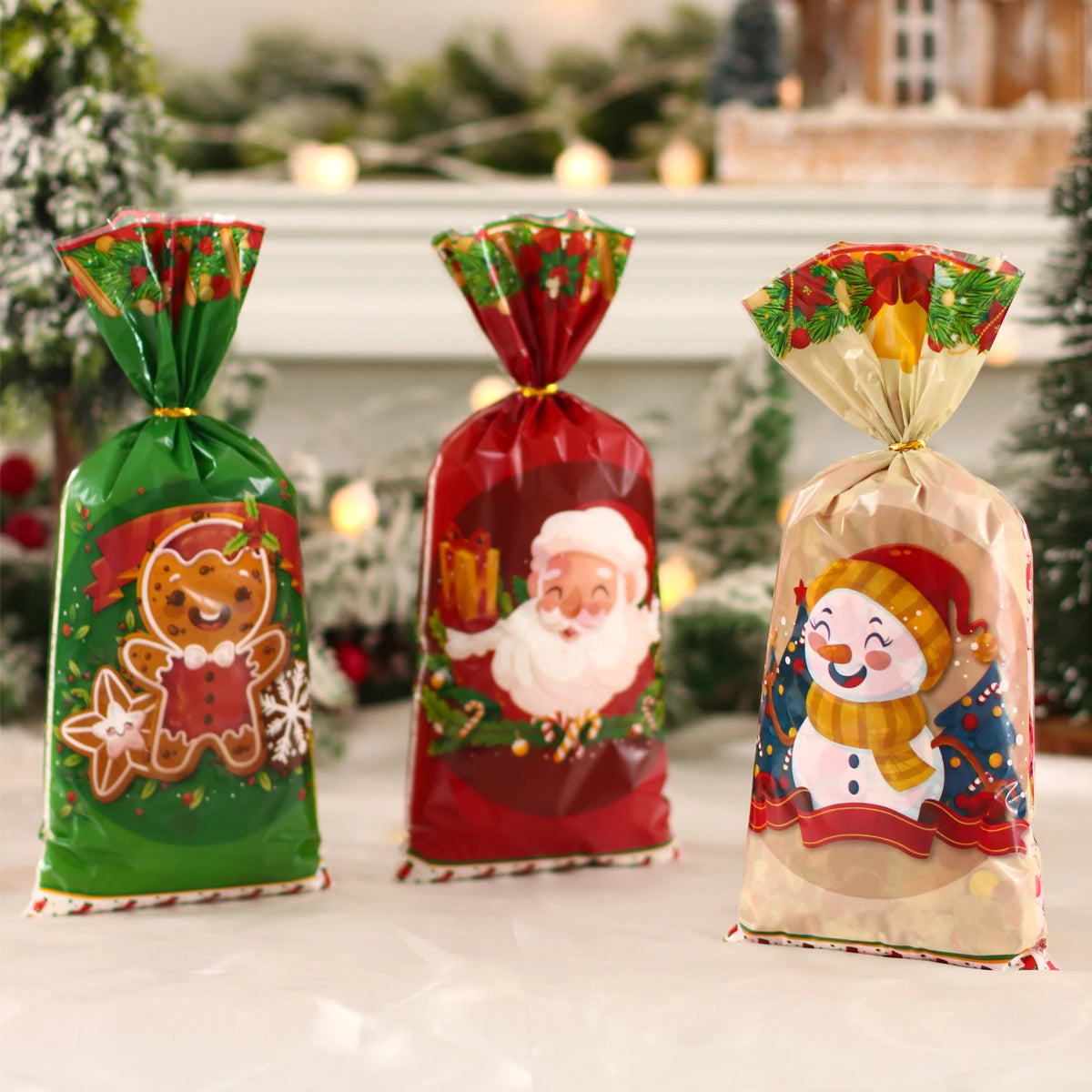 Christmas Sweet Treat Gift Bags [Set of 25/50/100]