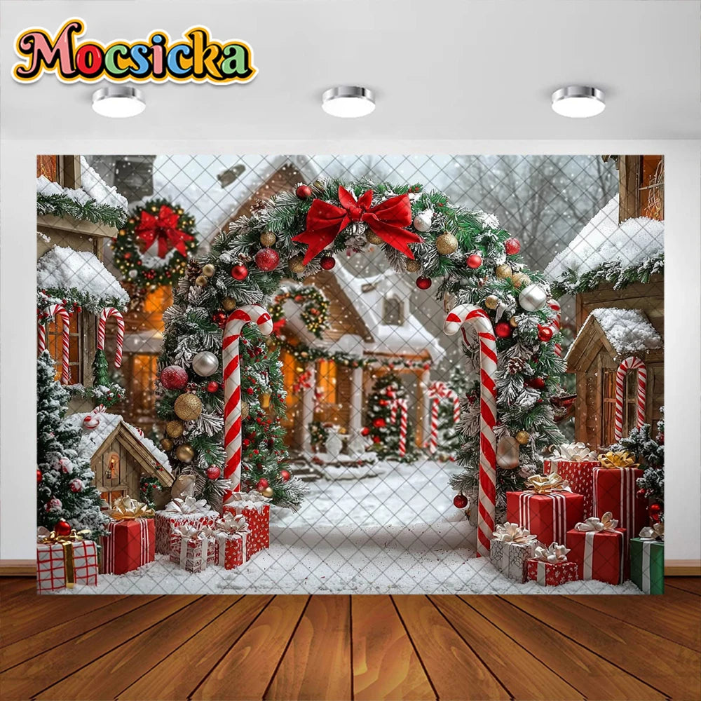 Christmas Winter Wonderland Photo Backdrop