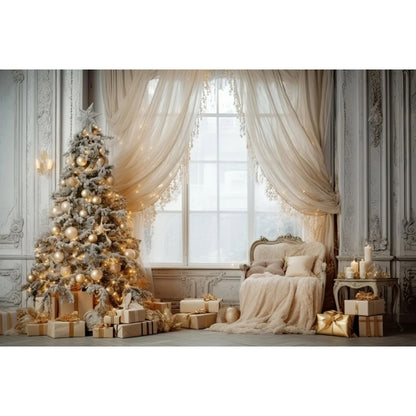 Christmas Festive Cheer Photo Backdrop