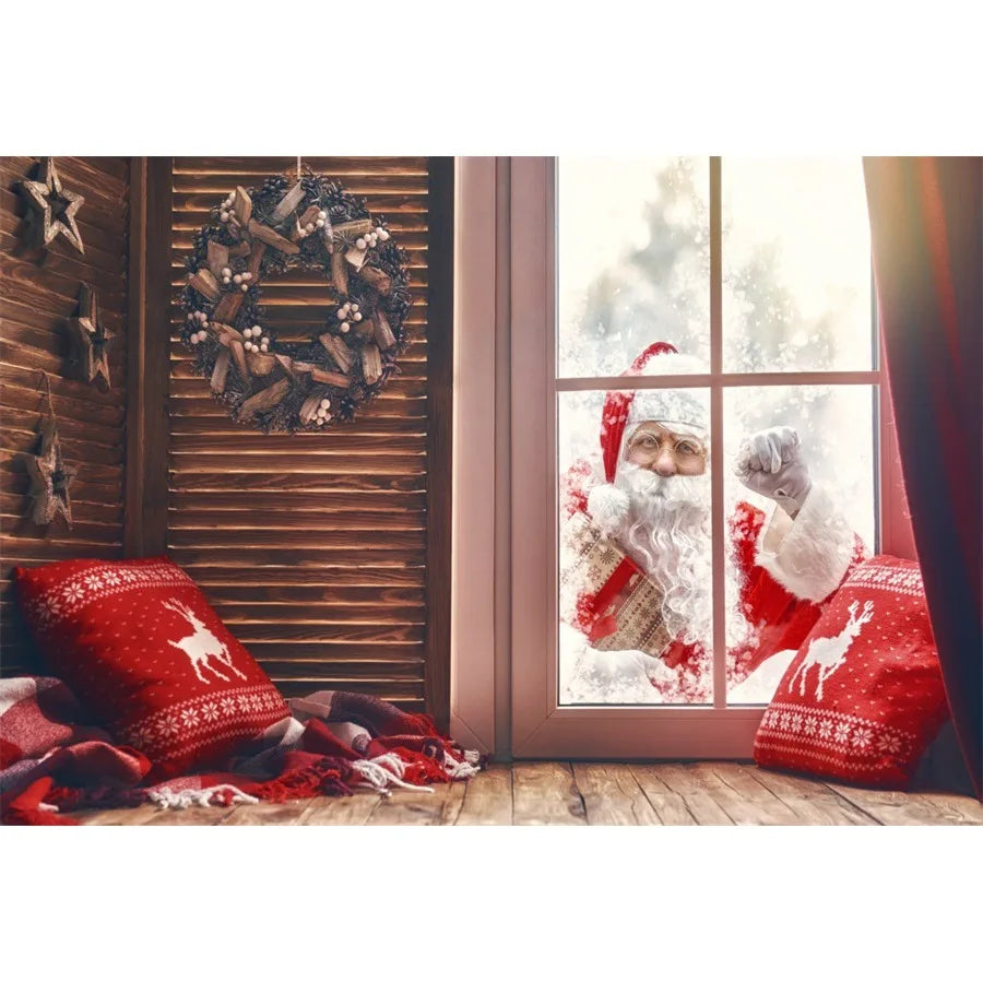 Cheerful Christmas Backdrop [Vinyl/Polyester]