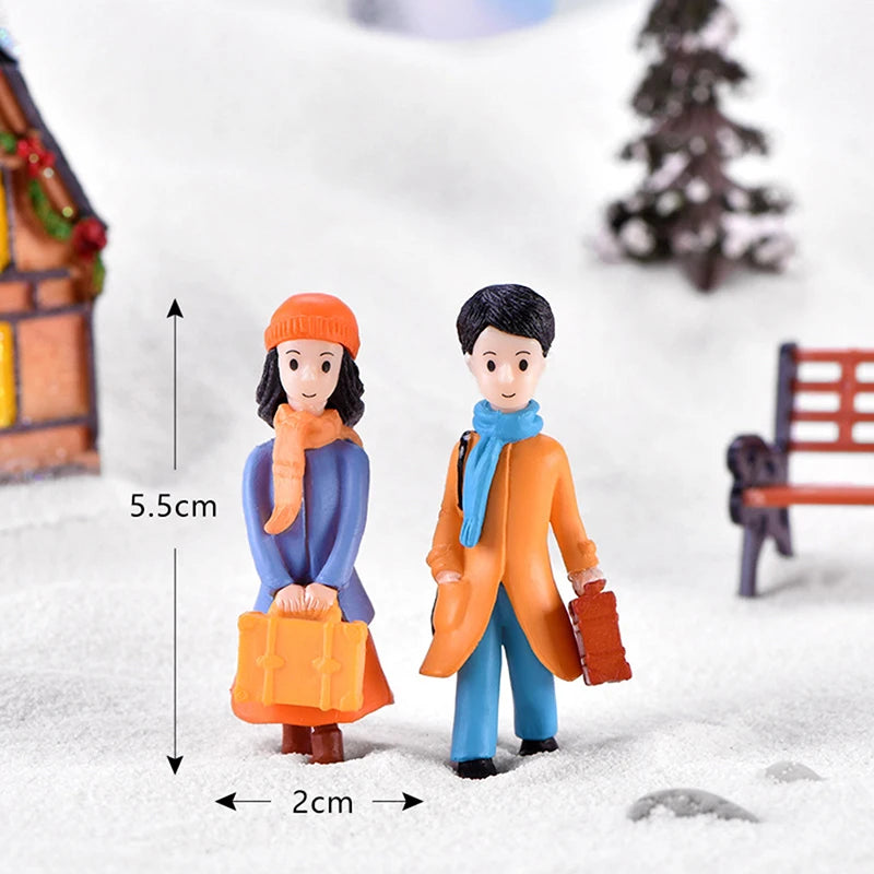 Christmas Charming Miniature Garden Figurines