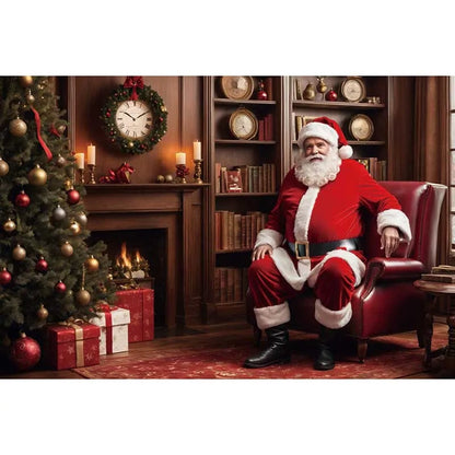 Christmas Santa Claus Backdrop [Photo Studio]