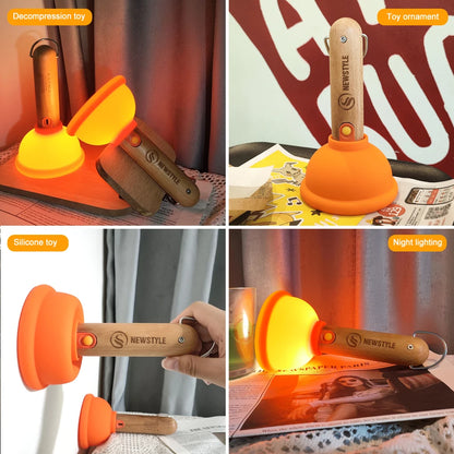 Christmas Plunger Night Light [USB Rechargeable]