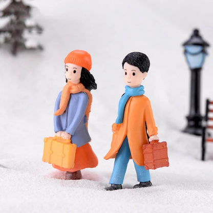 Christmas Charming Miniature Garden Figurines