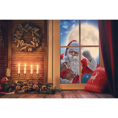 Cheerful Christmas Backdrop [Vinyl/Polyester]