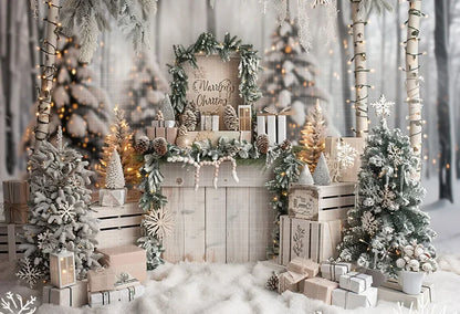 Christmas Winter Wonderland Backdrop [Vinyl/Polyester]