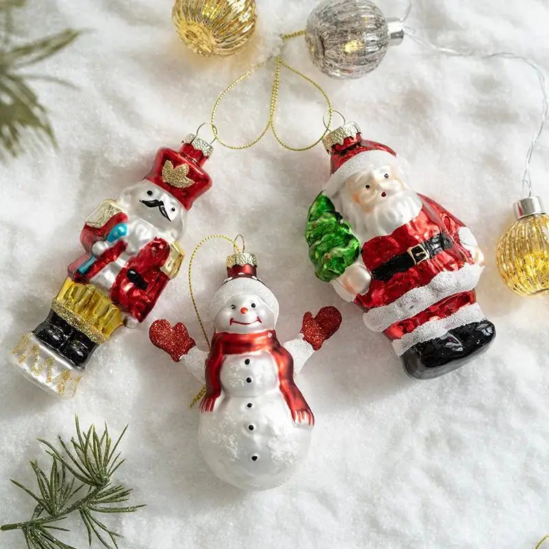 Christmas Sparkling Holiday Bauble Ornaments