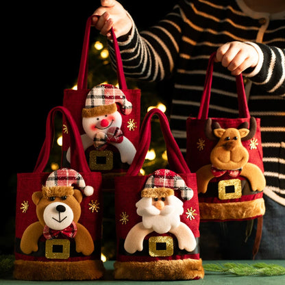 Candy Christmas Handbag [Santa/Snowman/Elk]