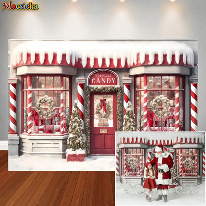 Christmas Festive Winter Wonderland Backdrop