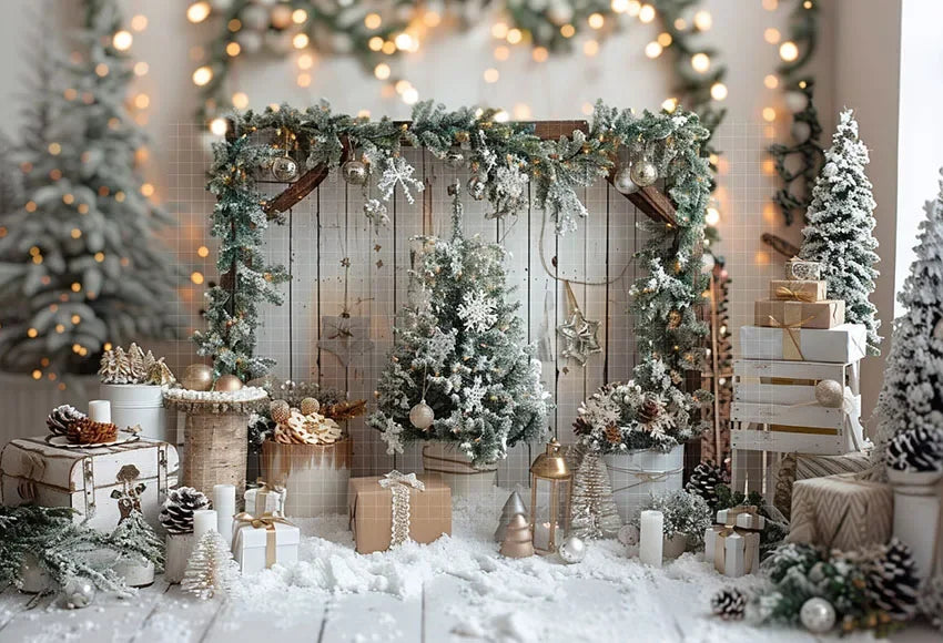 Christmas Winter Wonderland Photography Backdrop