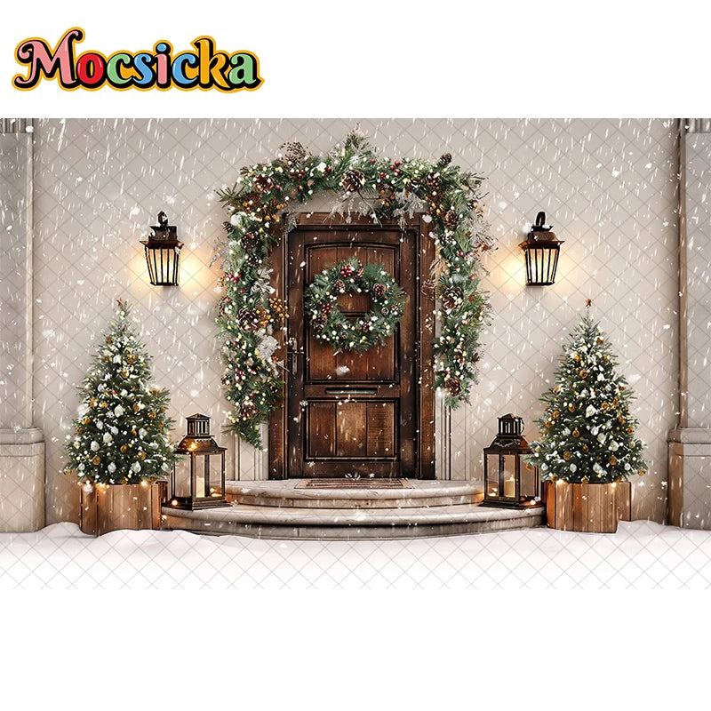 Christmas Holiday Cheer Photography Backdrop