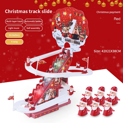 Christmas Candy Cane Santa Climbing Toy