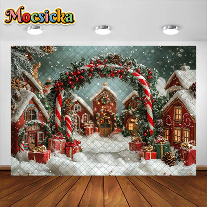 Christmas Winter Wonderland Backdrop 5ft/7ft