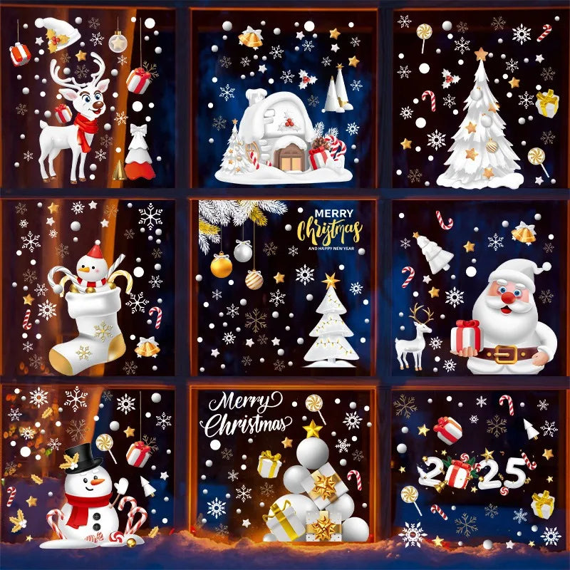 Christmas Window Sticker Set