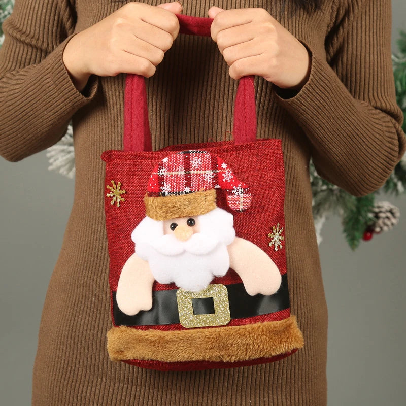 Candy Christmas Handbag [Santa/Snowman/Elk]