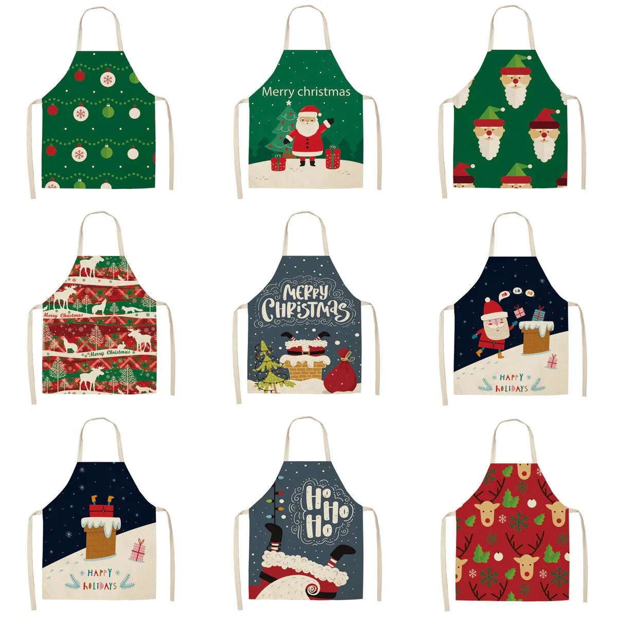 Christmas Festive Gingerbread Apron [One Size]