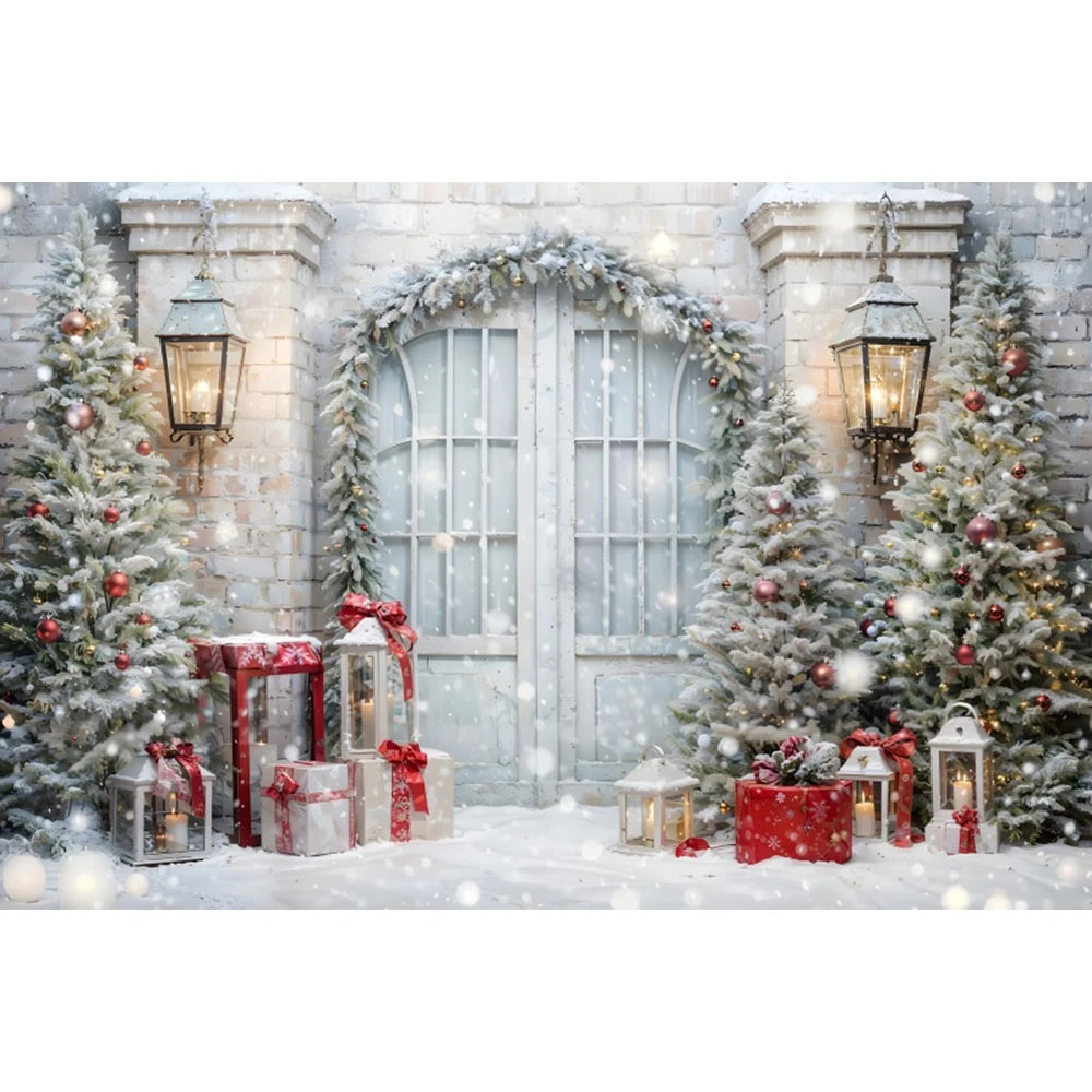 Sugar Plum Christmas Backdrop