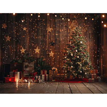 Christmas Cozy Fireplace Backdrop [Indoor Events]