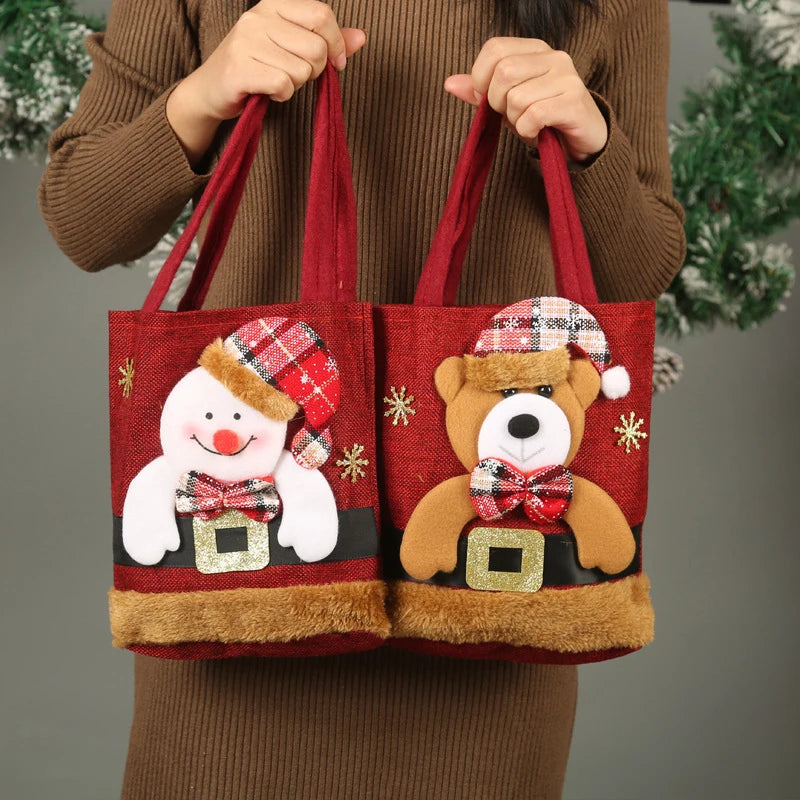 Candy Christmas Handbag [Santa/Snowman/Elk]