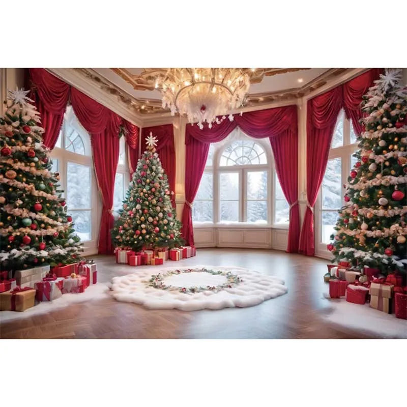 Christmas Holiday Cheer Photography Backdrop