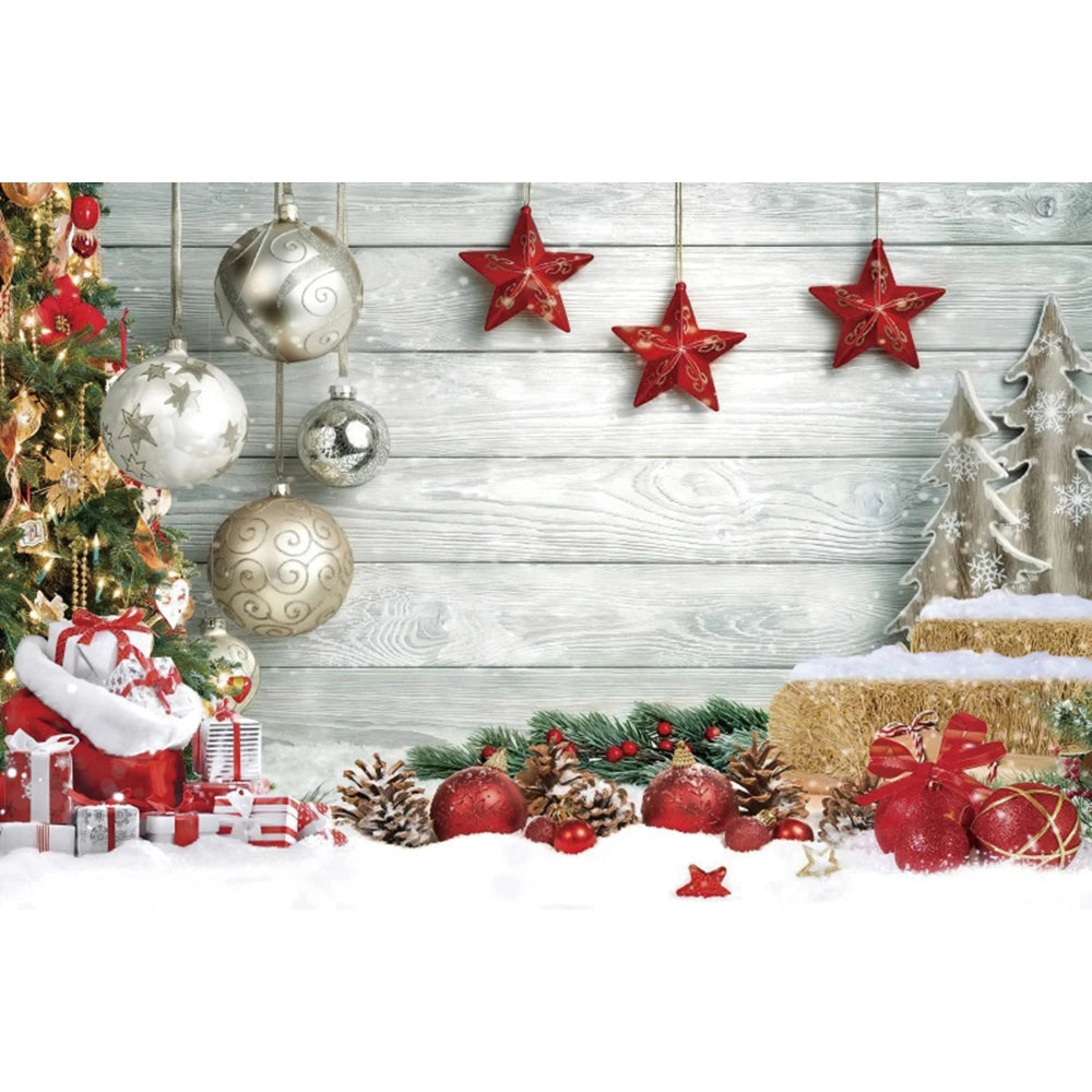 Festive Christmas Photo Backdrop