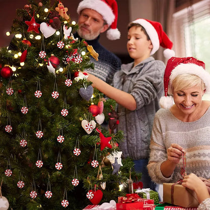 Christmas Peppermint Candy Tree Ornaments