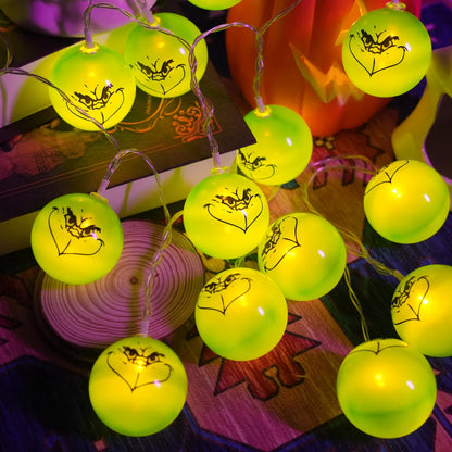 Christmas Lettuce Glow String Lights [USB/Battery]