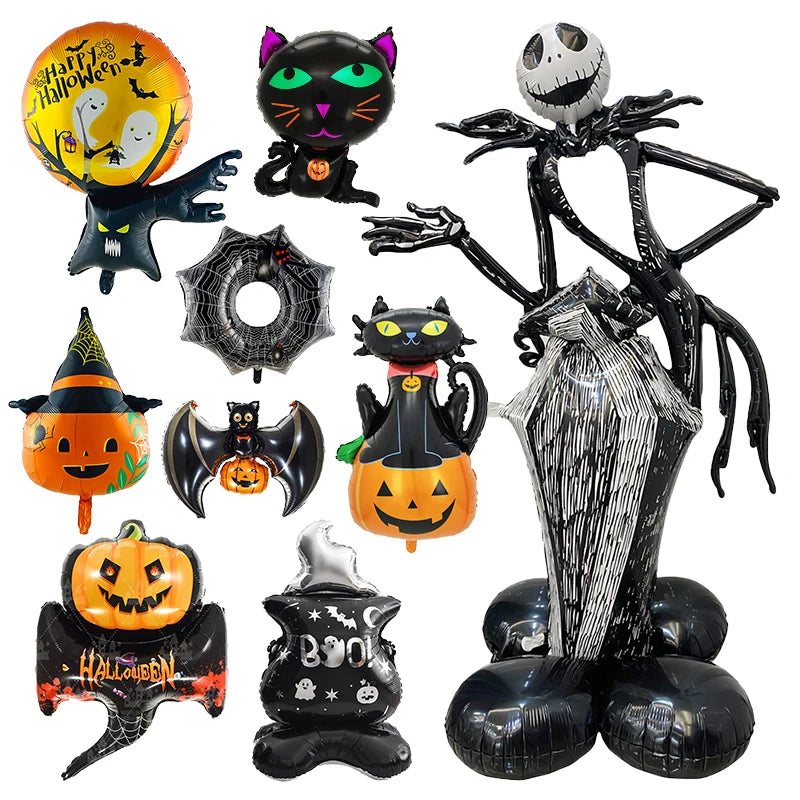 Halloween Ghost Pumpkin Balloon Set - Halloween - Balloons & Garlands - Scribble Snacks