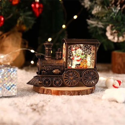 Christmas Holiday Train Music Box Ornament