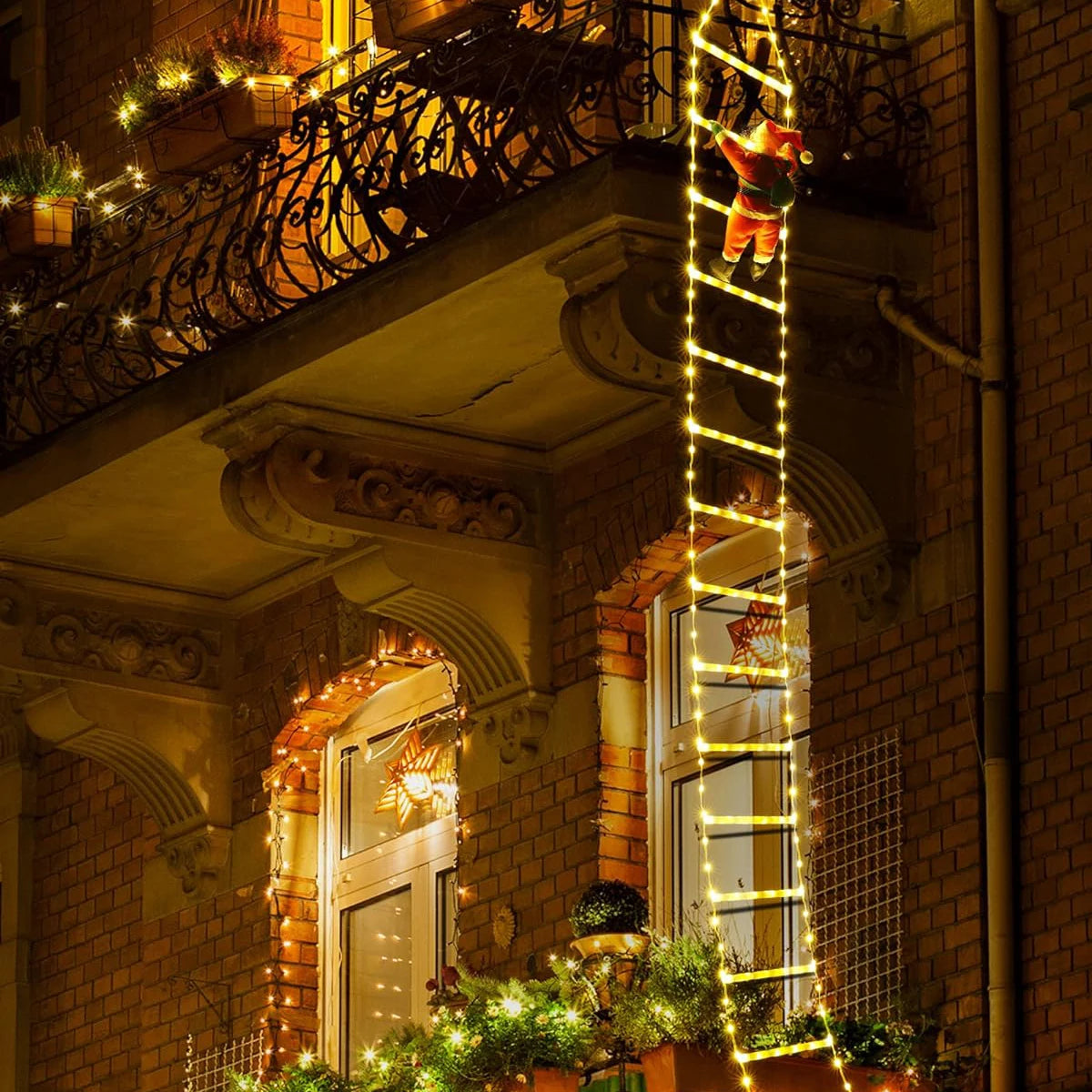 Santa's Ladder Christmas Decoration