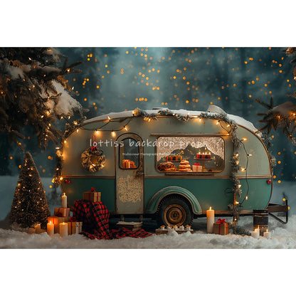 Christmas Winter Wonderland Photo Backdrop