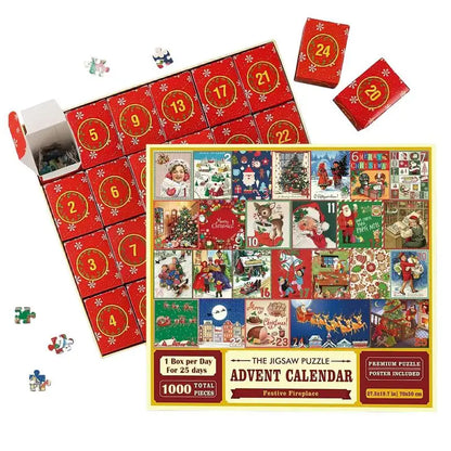 Christmas Puzzle Advent Calendar Countdown Magic