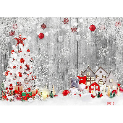 Christmas Holiday Cheer Photography Backdrop