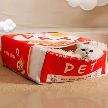 Christmas Biscuit Box Cat Bed [All Cats]