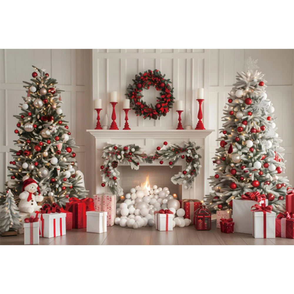 Cheerful Christmas Backdrop [Vinyl/Polyester]