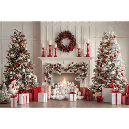 Christmas Holiday Cheer Photography Backdrop