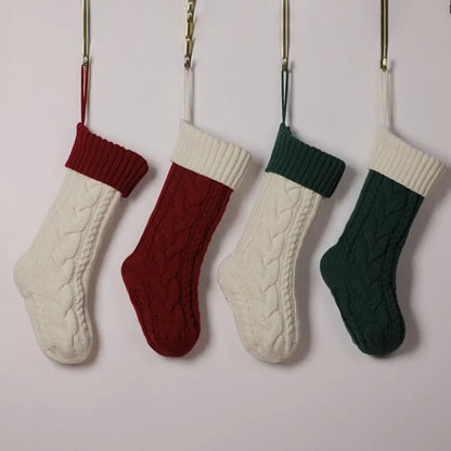 Christmas Festive Knitting Stockings [18"/46CM]