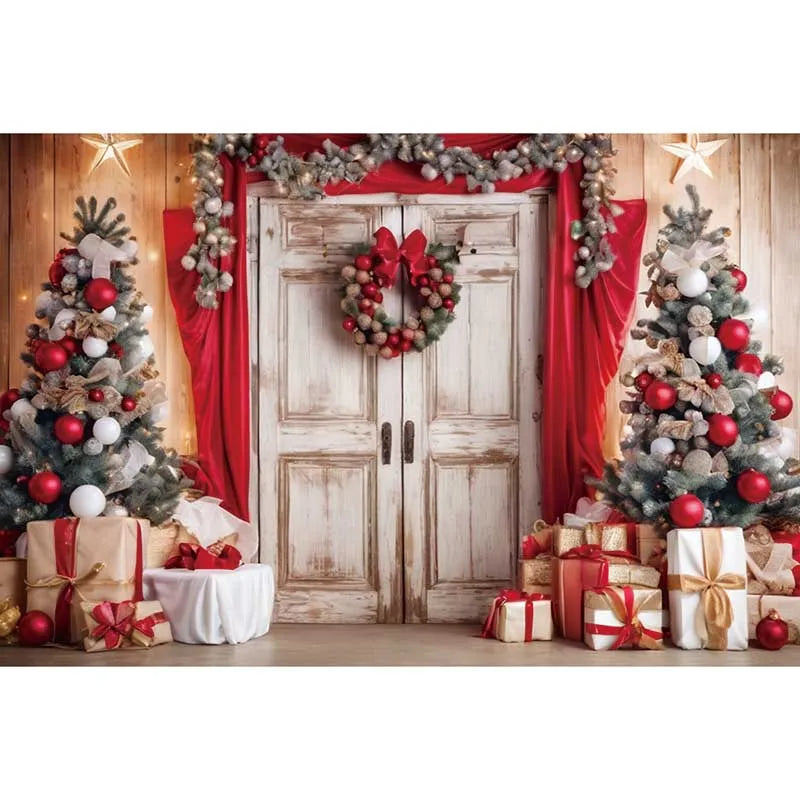 Christmas Holiday Cheer Photography Backdrop