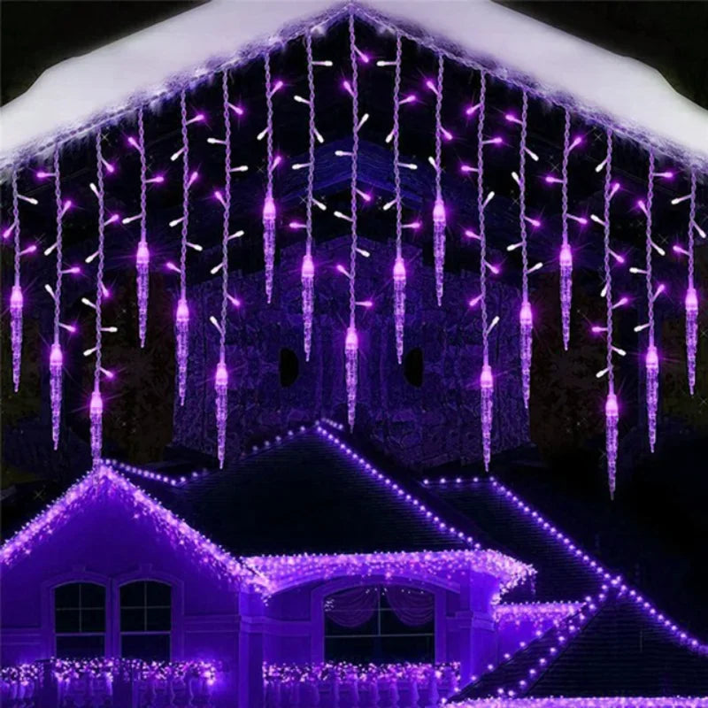 Christmas Twinkling Icicle Lights [Indoor/Outdoor]